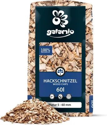 Produktbild von Galamio Holzhackschnitzel Natur 60l