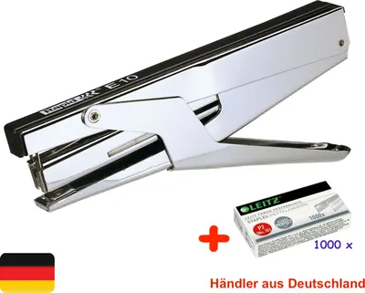 Produktbild von Heftzange Technical N 10 Silber Neu mit 1000 Heftklammern Nr. 10 (022)