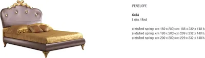 Produktbild von Luxus Bett Bizzotto Doppelbett Betten Schlafzimmer Italienische Möbel Hotel