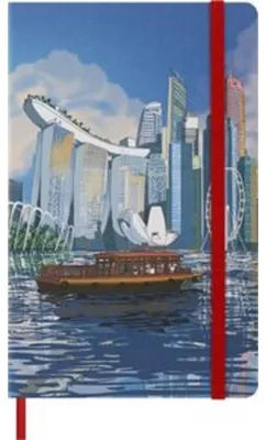 Obrázok produktu pre Zápisník Moleskine I AM the city Singapur, limitovaná edícia, formát L/A5, linkovaný, tvrdá väzba