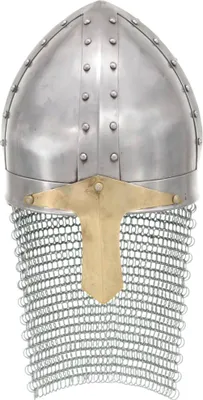 Obrázek produktu pro vidaXL Křižácká helma Antique Replica LARP Silver Steel