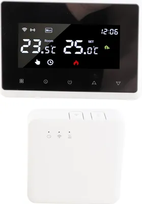 Zdjęcie produktu dla Inteligentny termostat WiFi Zdalne sterowanie Naścienny regulator temperatury do ogrzewania kotła domowego 230V