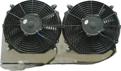 Image de Radiateur, construction en aluminium, refroidissement très efficace, carénage des roues et du ventilateur