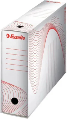 Produktbild von Archivschachtel von Esselte aus Wellpappe, 100 mm, weiß
