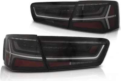 Produktbild von LED Lightbar Rückleuchten für Audi A6 4G  Limo 11-14 Schwarz dynamischer Blinker