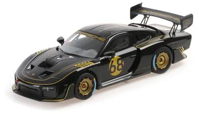 Produktbild von Minichamps 1:18 Porsche 935/19 (2020) - black with gold stripes