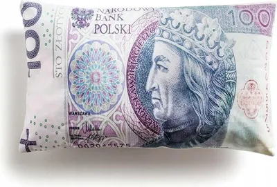 Zdjęcie produktu dla Poduszka STÓWKA 100 PLN PREZENT GADŻET