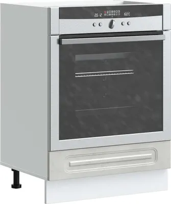 Produktbild von "2026 Promotion" Buffetschrank Küche, Herdumbauschrank, Kalmar Betongrau Holzwerkstoff - Mehrzweckschrank CC31278