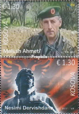Produktbild von Briefmarken Kosovo 2017 Mi 376-377 (kompl.Ausg.) postfrisch Freiheitskämpfer