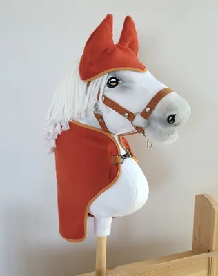 Obrázok produktu pre Súprava Hobby Horse A3: koberček + chrániče sluchu - červená