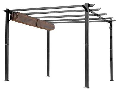 Zdjęcie produktu dla Altana Outsunny z regulowanym dachem z tkaniny, 3 x 4 m, konstrukcja aluminiowa