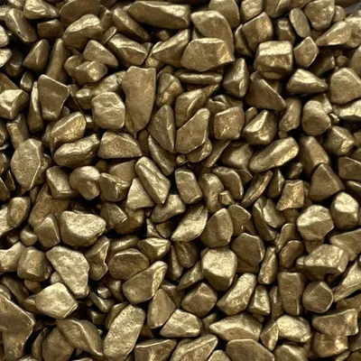 Produktbild von DEKOSTEINE metallic 9-13mm. 5kg. GELBGOLD
