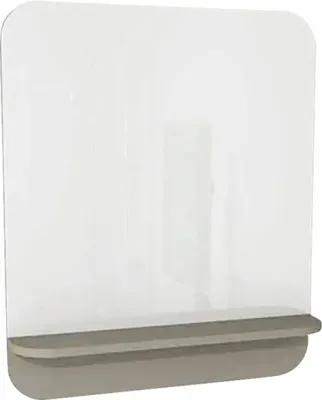 Produktbild von Badspiegel mit Ablage Devo Gloria 2.0 86x86x14 cm Stone grey supermatt glatt GL2-LUPL86-1-F111