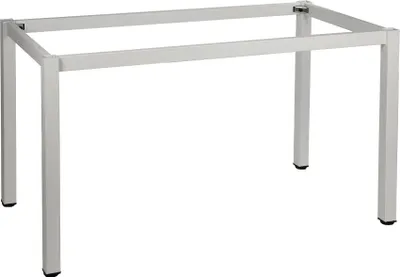 Immagine prodotto di Struttura in metallo con gamba quadrata, NY-A057/K, sezione gamba 5x5 cm, dimensioni 156x66x72,5 cm, bianco