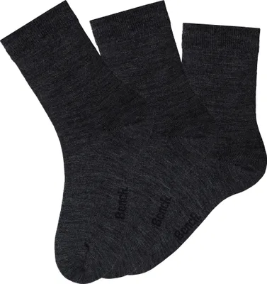 Produktbild von Bench Socken Wollsocken 3 -teilig 3x anthrazit Größe 39/42