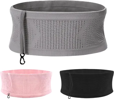 Imagen del producto de Cinturón para correr, transpirable, ajustable, para teléfono móvil, deportes y fitness