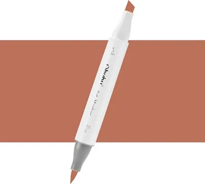 Zdjęcie produktu dla Brush & Chisel dwustronny marker alkoholowy OHUHU, YR10 Brun