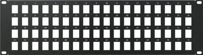 Obrázek produktu pro Patch Panel RACK 19" 3U 72 Sloty pro Síťovou skříň RACK Černá Stalflex