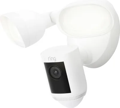Produktbild von Ring Flutlicht Sicherheitskamera Pro mit Kabel weiß