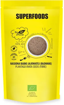 Produktbild von -Wegerichsamen (Ballaststoffe) 250 g – PLANET SUPERFOODS