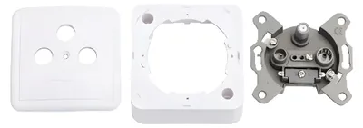 Immagine prodotto di Logilink Antennensteckdose f. Sat/TV/Radio weiß