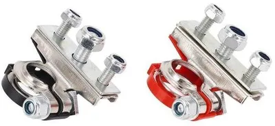 Image de Connecteur rapide double pour batteries, connecteur à trois broches pour batteries de voitures, connecteur pour batteries de motos