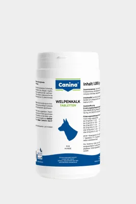 Produktbild von Canina Welpenkalk, Hund, Tablet, Gesundheit der Knochen, Allgemeiner Gesundheitszustand, Zahnpflege, Welpe, Kalzium, Topf