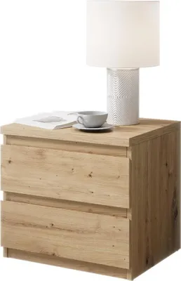 Zdjęcie produktu dla Nachtkommode >Olli< in Artisan Eiche Nachbildung - 45x44x38cm (BxHxT)