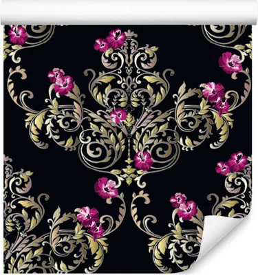 Produktbild von 10m VLIES TAPETE Rolle Ornamente Blumen Blätter XXL