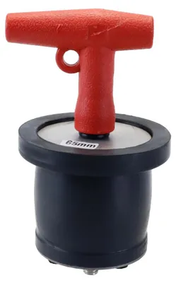 Expansionsstopfen Gummi T-Griff 65-85 mm Rohr