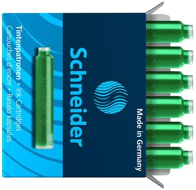 Produktbild von Schneider Schreibgeräte Ink Cartridge, Grün, 6 Stück(e)