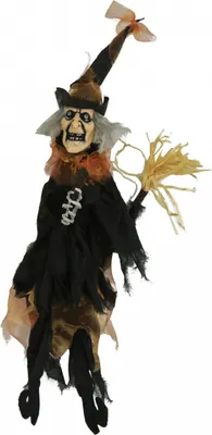 Produktbild von Strampelnde Hexe als Halloween Hängefigur