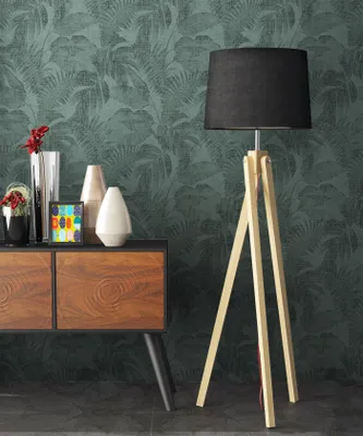 Produktbild von NEWROOM Tapete Junis Muster 1 Grün Vliestapete - Floral Dschungel Blätter Germany