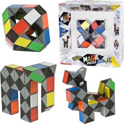 Produktbild von Magic Puzzle Multicolor 48, Schlangenwürfel, 5 Jahr(e)