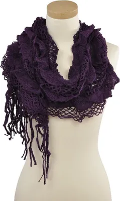 Productafbeelding van Art Of Polo dames sjaal Rasaf, paars, one size