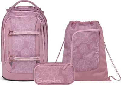Produktbild von Satch, Schulrucksack-Set PACK Magnolia Dream 3-teilig, ab 5. Klasse