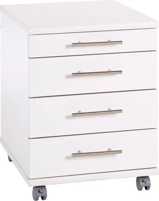 Produktbild von Rollcontainer / Standcontainer TYP527 weiß, B x H x T ca.: 42 x 57 x 50 cm
