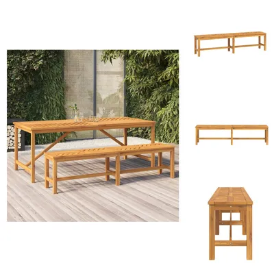Obrázek produktu pro vidaXL Zahradní lavice 180 cm z masivního dřeva akácie - Zahradní lavice