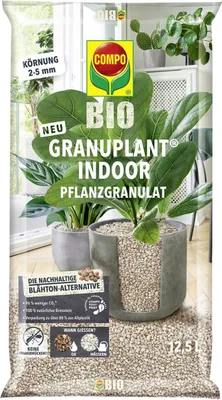 Produktbild von Granuplant® Indoor Pflanzgranulat COMPO  12,5 L 100% natürlicher Bimsstein, Blähton Alternative