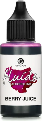 Produktbild von Octopus Fluids Alcohol Ink BERRY JUICE, Alkoholtinte für Fluid Art und Resin, violett