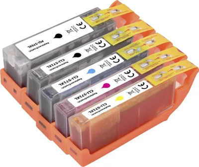 Produktbild von Renkforce Druckerpatrone ersetzt Canon PGI-570PGBK XL, CLI-571BK XL, CLI-571C XL, CLI-571M XL, CLI-571Y XL Kompatibel K