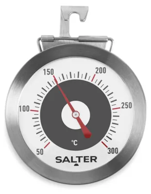 Immagine prodotto di Salter 513 SSCREU16, termometro da forno in acciaio inossidabile - intervallo di temperatura da 50 a 300°C, da appendere