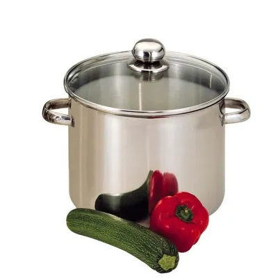 Obrázok produktu pre BAUMALU nerezová nádoba + sklenené veko - 26 cm