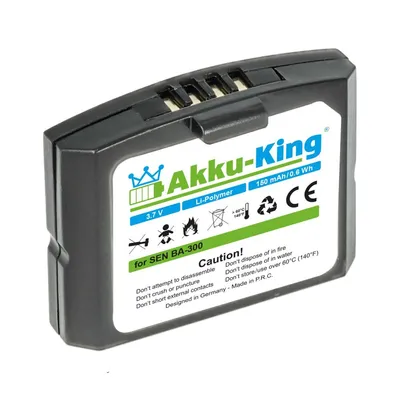Produktbild von Akku kompatibel mit Sennheiser BA 300 - Li-Polymer 150mAh - für Sennheiser RR 4200, Ri 410, Set 840, 500898, HC-BA300, NCI-PLS100H