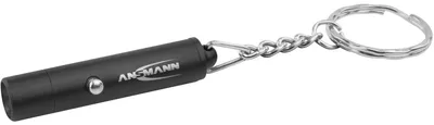 Produktbild von Ansmann 1600-0272, Schlüsselanhänger-Blinklicht, Schwarz, Aluminium, Tasten, LED, 1 Lampen