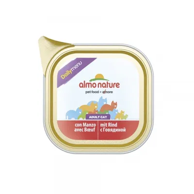 Produktbild von Almo Nature 8001154124958, Adult, Rind, 100 g, Getreidefrei, Ohne künstliche Farbstoffe