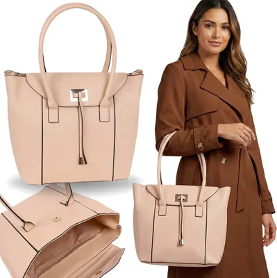 Produktbild von Elegante geräumige Damenhandtasche – Shopper- und Umhängetasche, ideal für die Arbeit