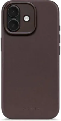 Immagine prodotto di Custodia MagSafe per Apple iPhone 17 - Cover posteriore Decoded in vera pelle - Chocolate Brown