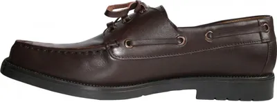 Produktbild von Bootsschuhe Segelschuhe Halbschuhe aus echtleder Rindsleder Schuhe dunkelbraun, Schuhgröße:44
