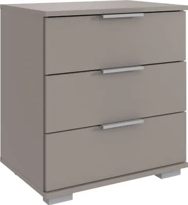 Image de Nachtkommode >Easy Plus< 3 Schubladen, in SAHARAGRAU - 52x58x38cm (BxHxT)